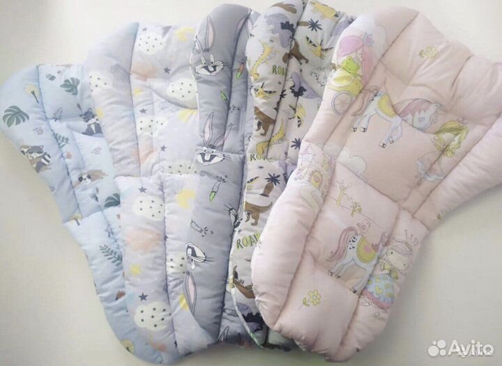 Матрасики в детскую коляску автолюльку