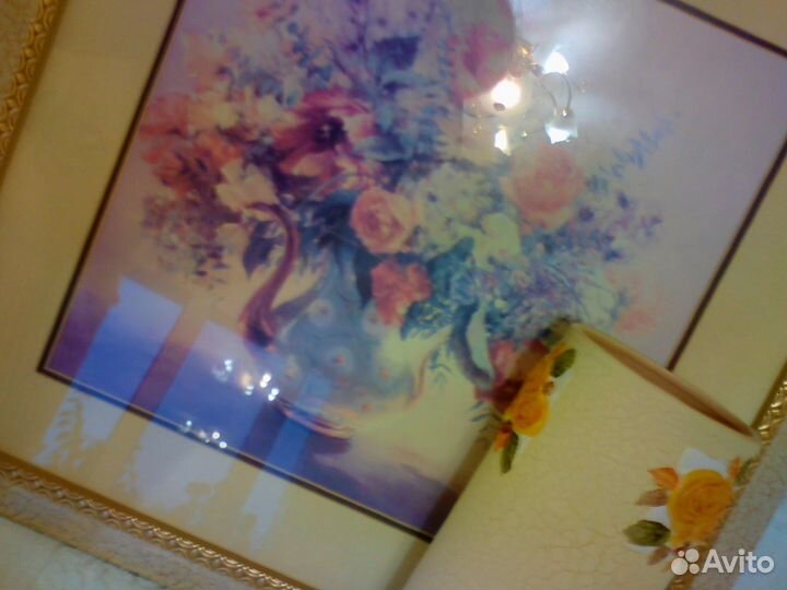 Набор, ваза+картина, новые