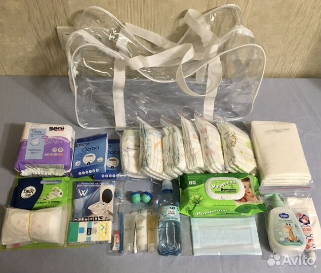 Готовая сумка в роддом 