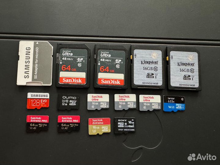 Карта памяти MicroSD 64gb и 128gb