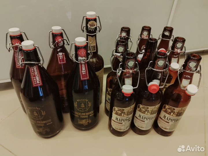 Бутылка с бугельной пробкой