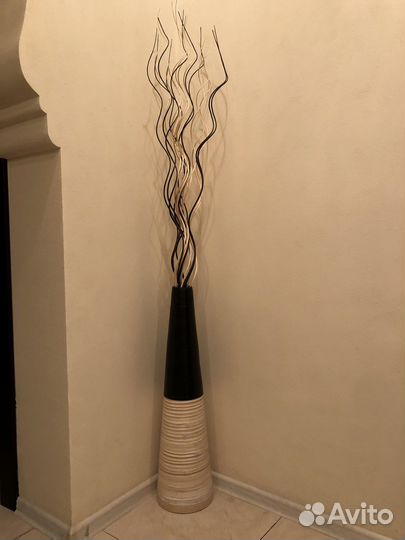 Ваза IKEA с декором новая