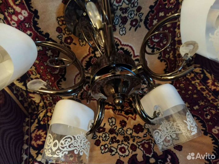 Люстра 5 плфонов