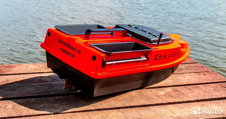 Прикормочный кораблик с GPS и мощным АКБ