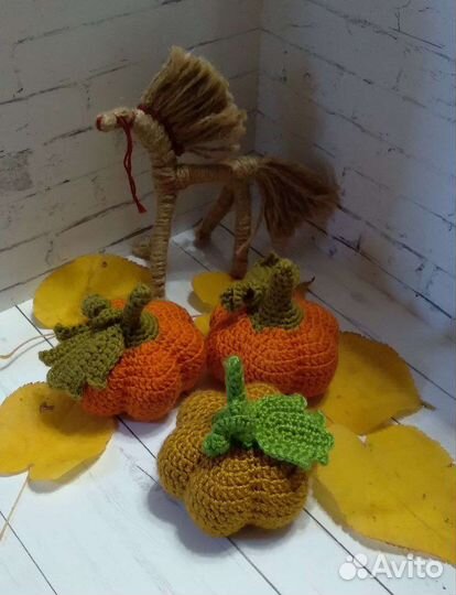 Тыква декоративная крючком