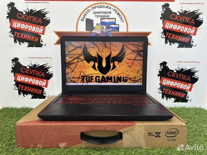 Игровой Asus tuf gaming 8 ядер 12 ram ssd GTX1050
