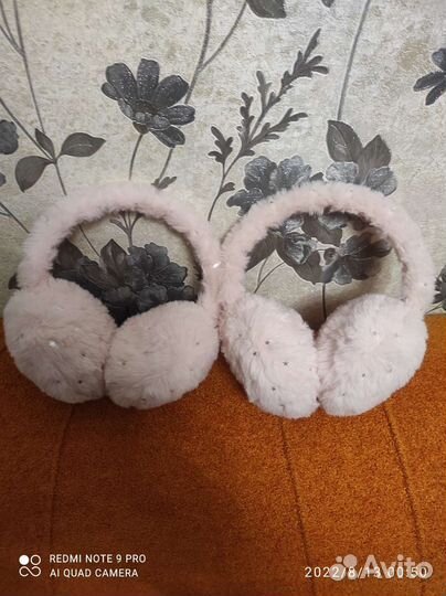 Меховые наушники
