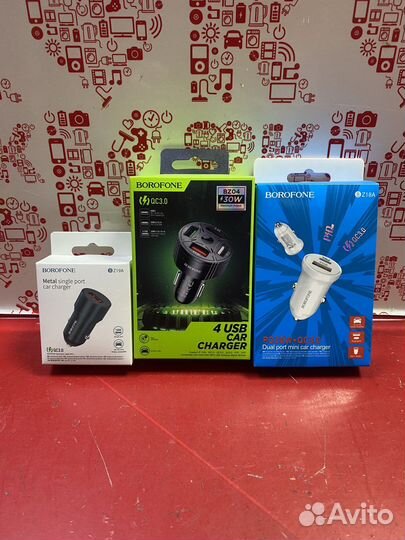 Автомобильное зарядное 18W/20W/30W к3