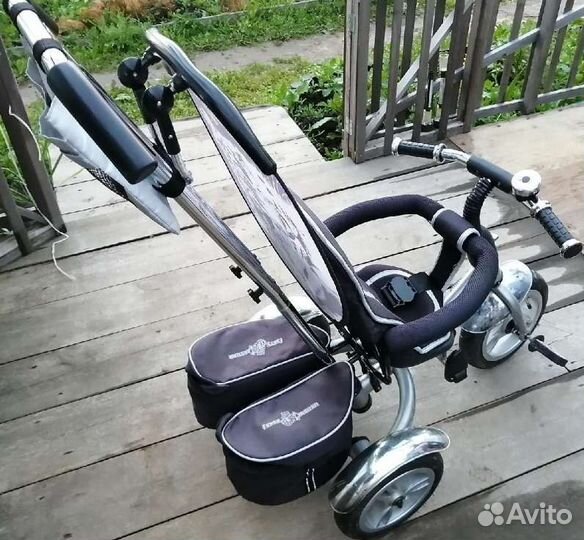 Детский велосипед с ручкой jaguar