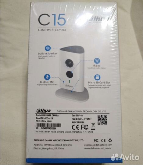 Видеокамера Dahua DH-IPC-C15P (DH-IPC-C15P) Wi-Fi