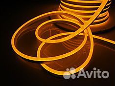 Неон мини LUX оранжевый рез 1см 120/м 6х12мм 12В