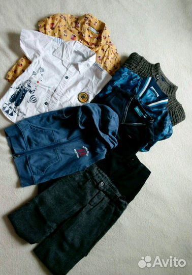 Набор (35 шт + обувь) брендовых вещей на мальчика