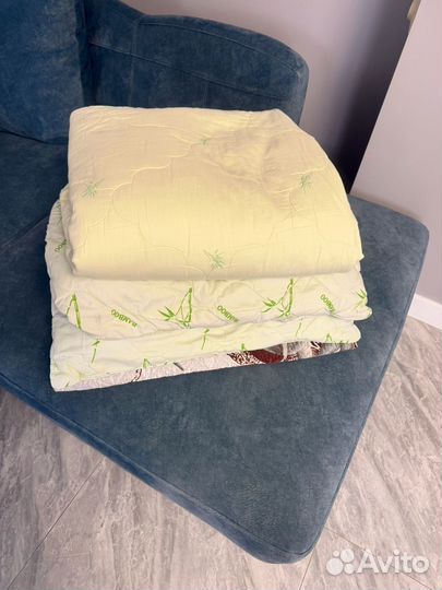 Одеяло, подушки,плед