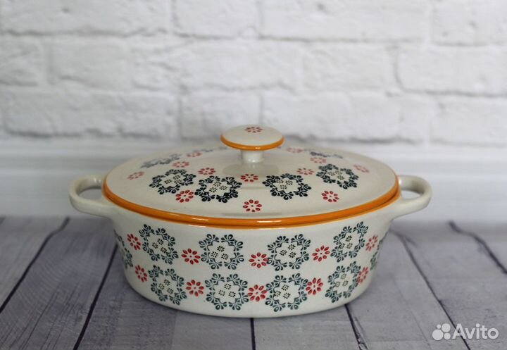 Кастрюля керамическая