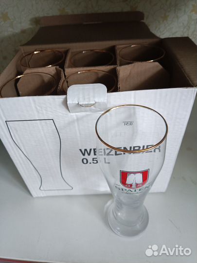 Бокалы новы в коробке 0.5