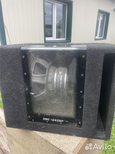 Сабвуфер alpine SBE-1243BP