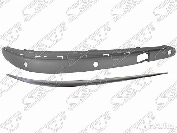 Молдинг бампера mercedes W211 02-06 avantgarde RH