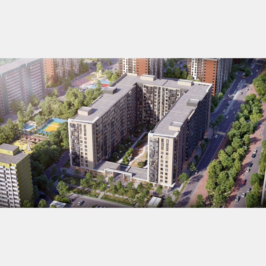 1-к. квартира, 41,8 м², 6/12 эт.