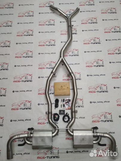 Выхлопная система с заслонкой 63AMG GLE Coupe C292