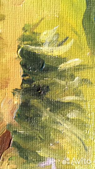 Картина пейзаж лето А. Штылькин холст масло