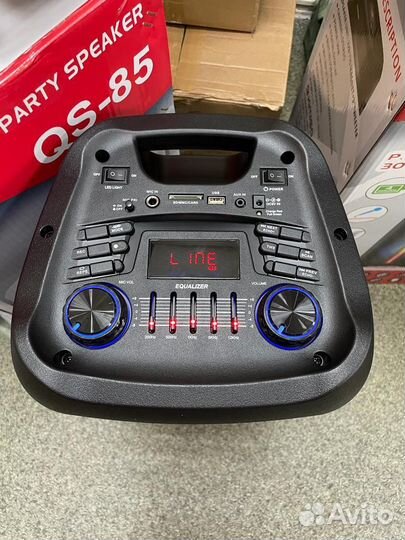 Напольная Bluetooth колонка 30W, караоке, микрофон