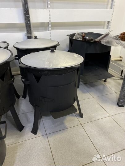 Казан + печь 22 л