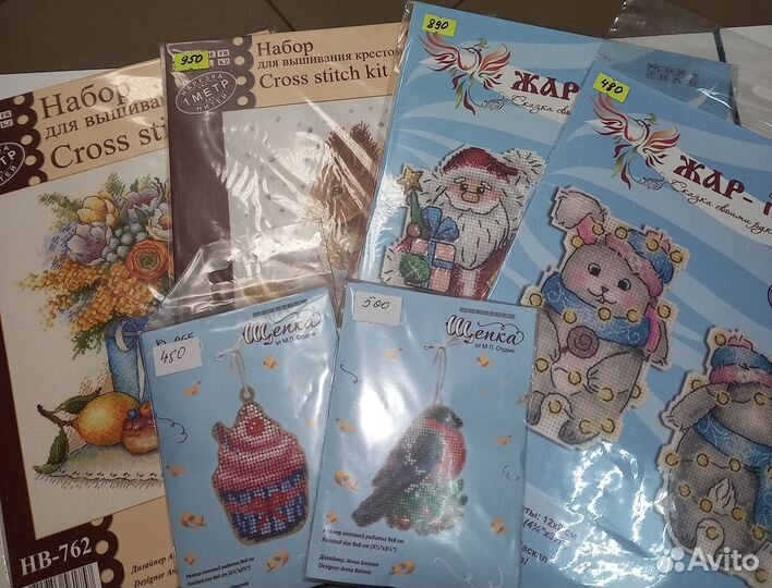 Бисер, наборы для вышивания бисером и мулине