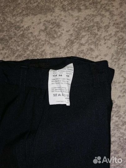 Школьные брюки и жилетка 134