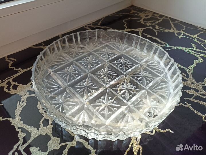 Хрустальное блюдо
