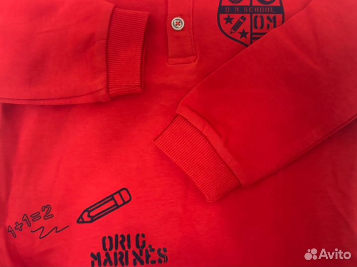 Поло с длинным рукавом