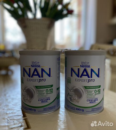 Смесь нан кисломолочный