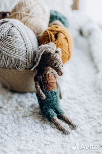 Мягкая игрушка лошадка