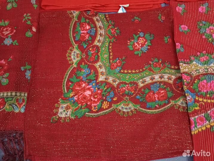 Платки женские с люрексом времен СССР