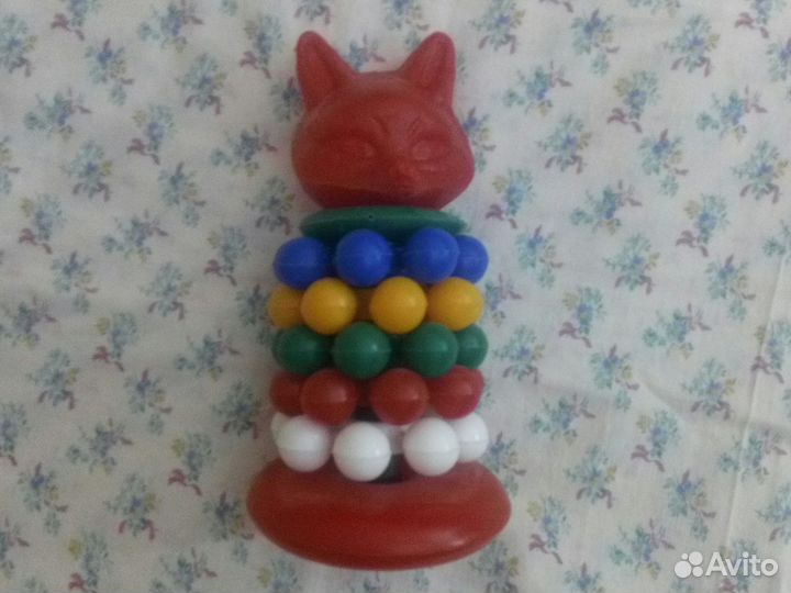 Игрушка Пирамидка Лиса СССР