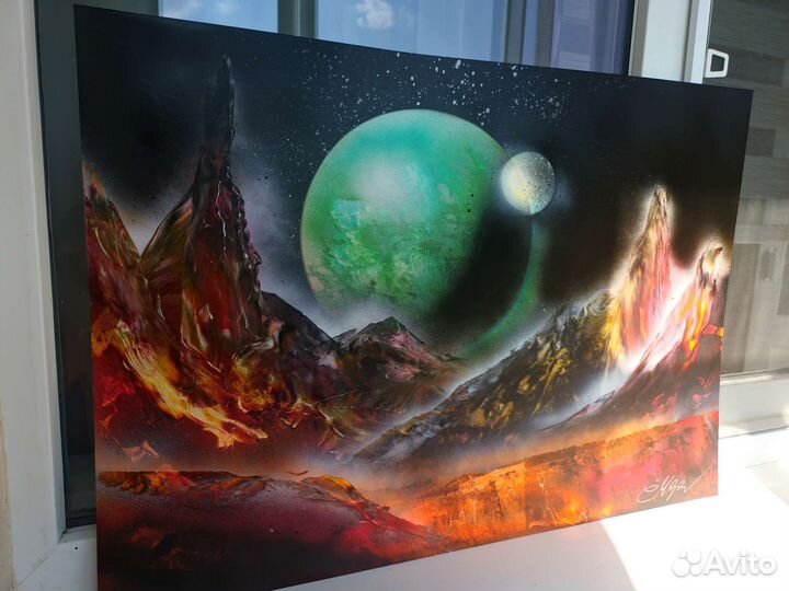 Бомбическая картина, с эфектом(Светится)