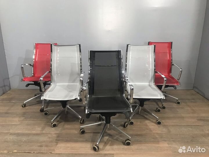 Кресла ткань/сетка/эко.кожа