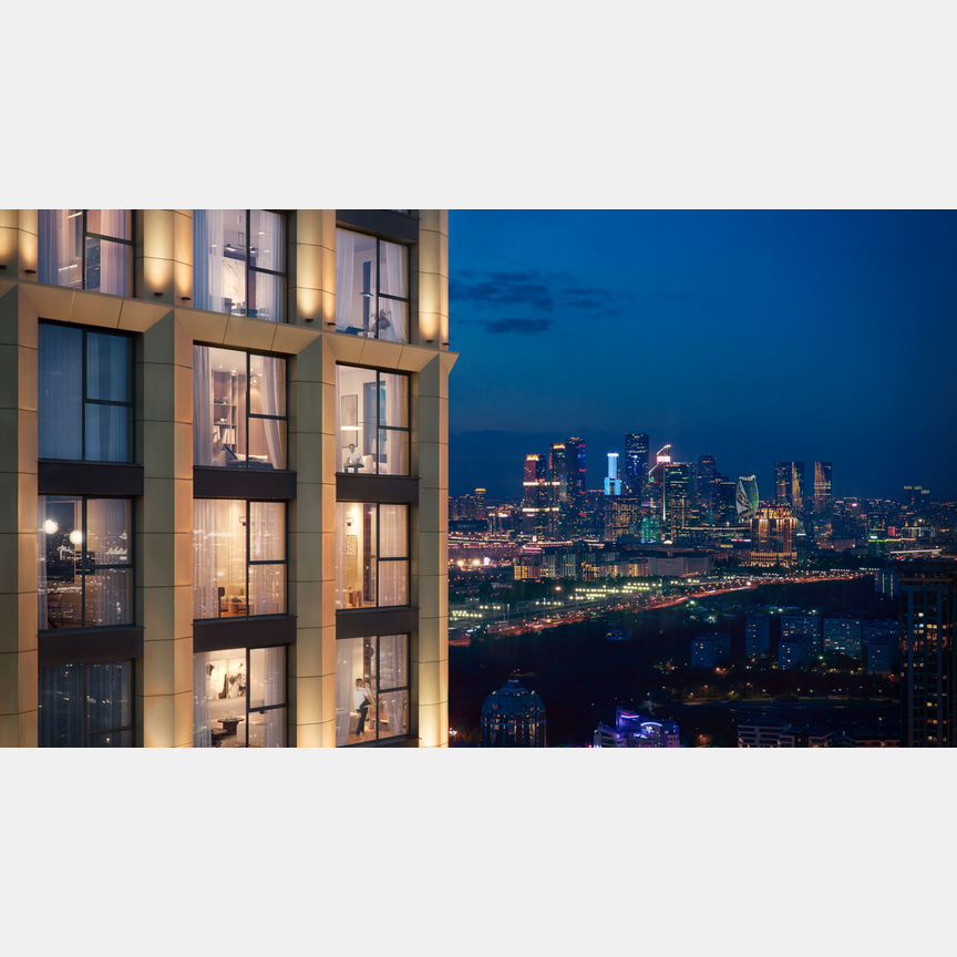 1-к. квартира, 53,7 м², 18/54 эт.