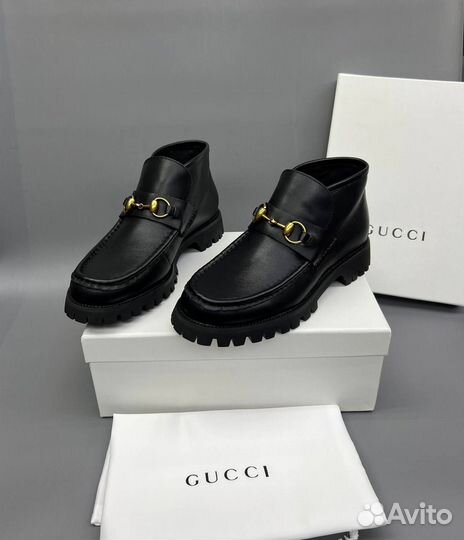 Шикарные ботинки Gucci