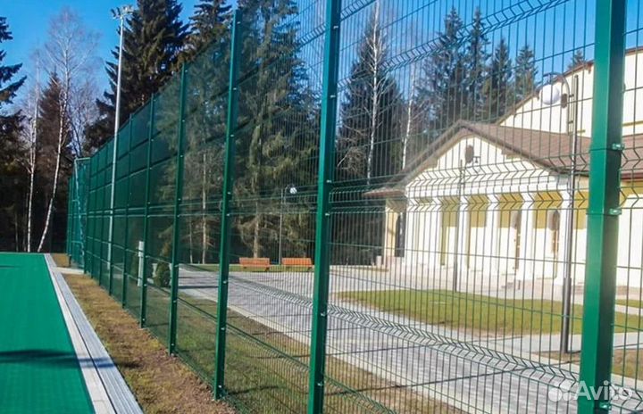 Забор из 3D сетки быстро работа по договору