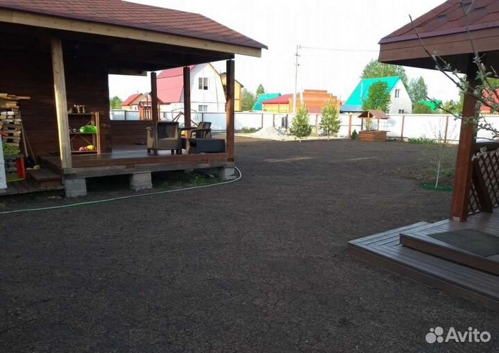 Благоустройство участка посев газона