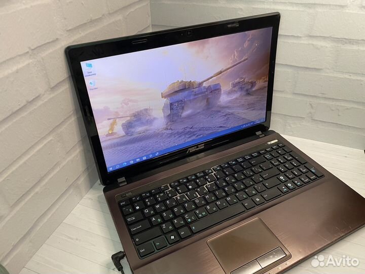 Игровой ноутбук asus i7/12gb озу/2gb видеокарта