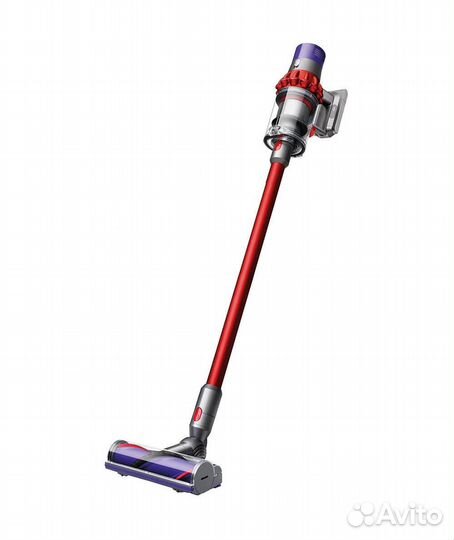 Вертикальный пылесос Dyson V10 Absolute, красный