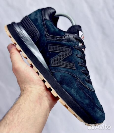 Кроссовки New Balance 574 Stone Island модные