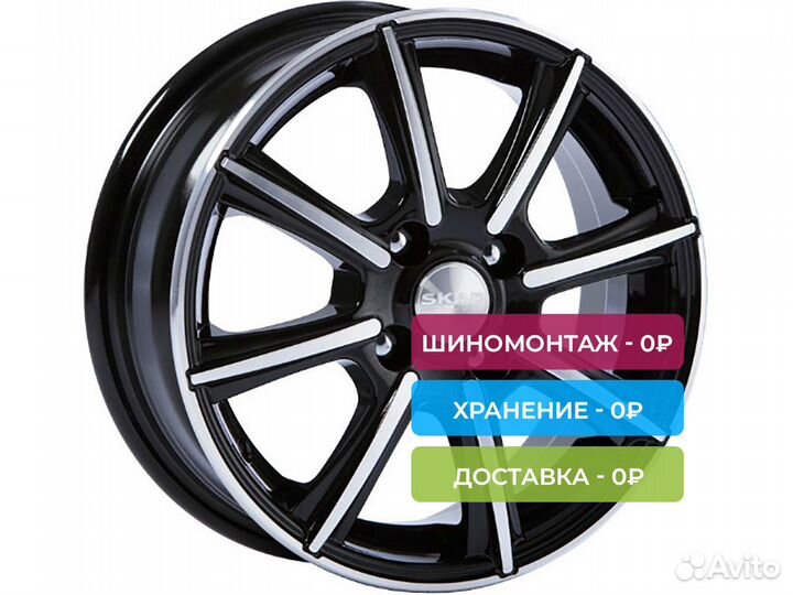 R14 4x98 5,5J ET38 D58,6 Скад Монако алмаз