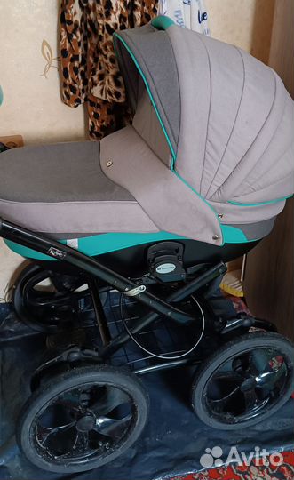 Коляска adamex 3 в 1 бу