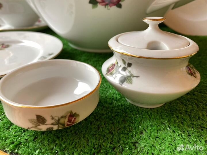 Сервиз столовый СССР Чехословакия Роза 1978 год