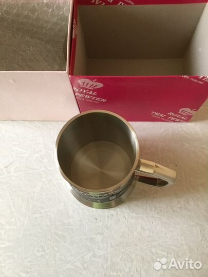 Кружка для пива или чая Дубаи металл,массивная