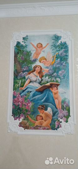 Художник. Роспись стен. Портреты