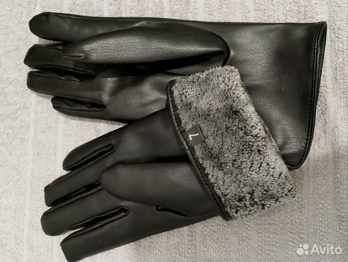 Перчатки женские кожаные