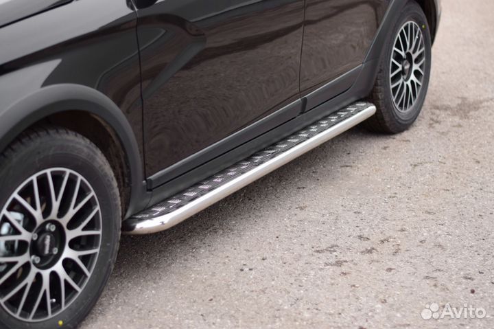 Пороги с листом LADA Vesta SW Cross